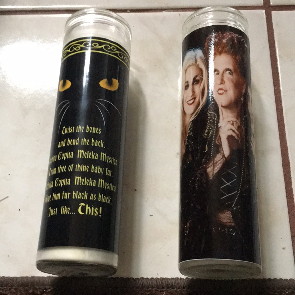 NWT vintage Hocus-Pocus set of two candles from the first movie